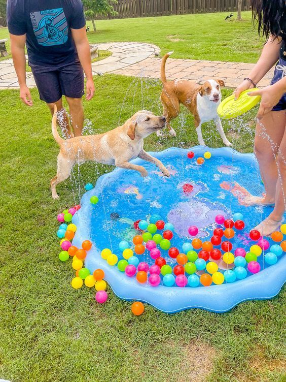 Tapete Piscina Chafariz Inflável Espirra Água  – Diversão Garantida para Crianças e Pets! 🐶👶